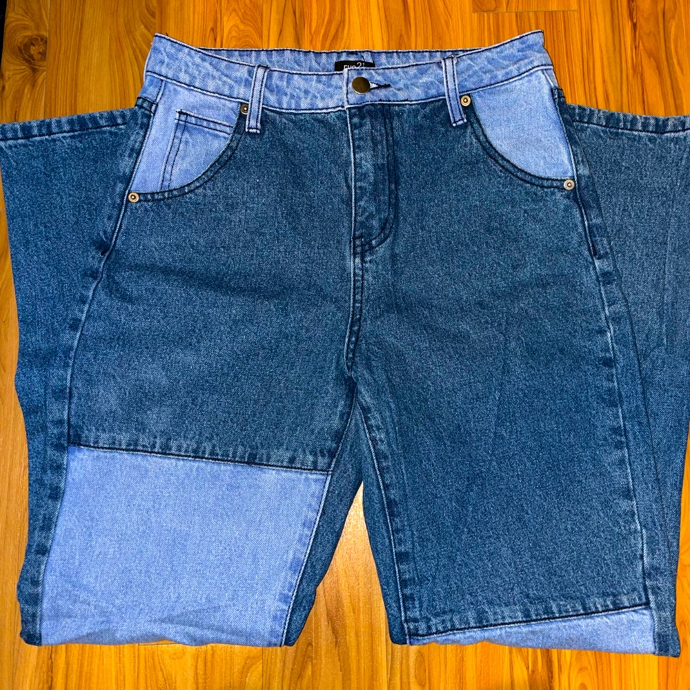 Rue 21 multi colored multi pattern jeans